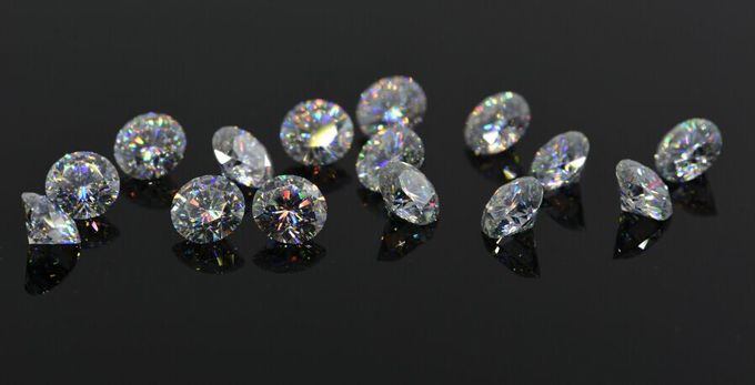 3ct 9mm良い宝石類のための総合的なMoissaniteのダイヤモンドの丸型DEF色