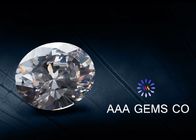 装飾的なダイヤモンド楕円形の モアッサナイト は宝石用原石の白い円形を鳴らします