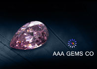 宝石類のサイズ 4mm x 6mm のための総合的な淡いピンクの西洋ナシ形の Moissanitte